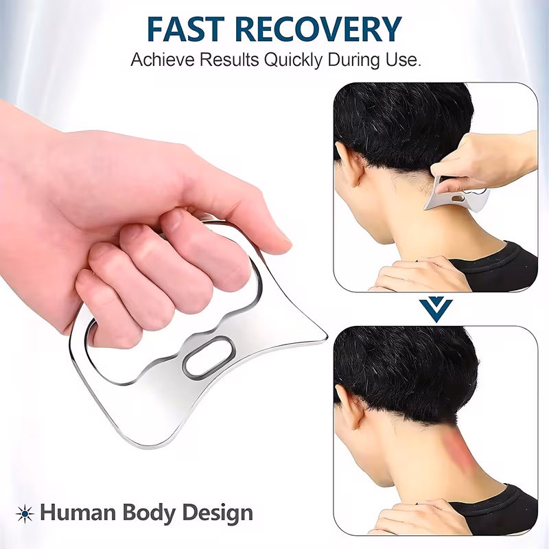 Stainless Steel Gua Sha Muscle Recovery Tools (2 or 3 Piece Set)