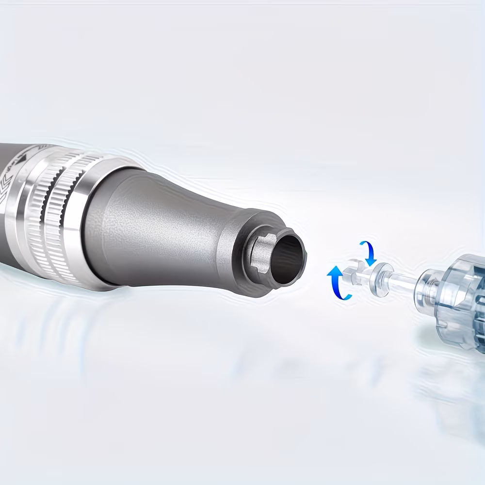 Wireless M8 Derma Pen Microneedling Device with 12 Nano Needle Cartridges