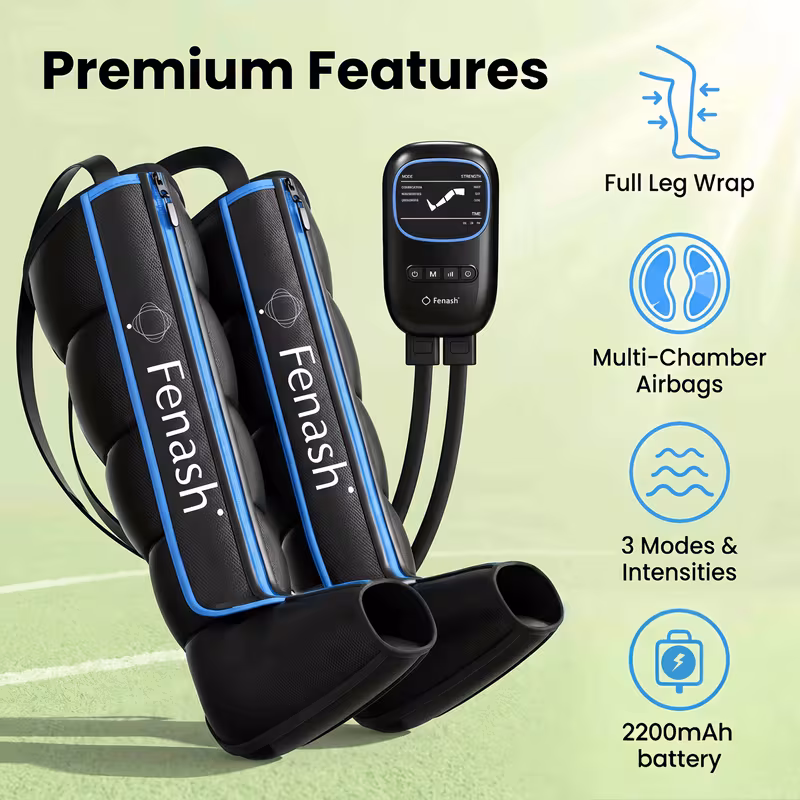 Rechargeable Full Leg Air Compression Massager 2 Pack